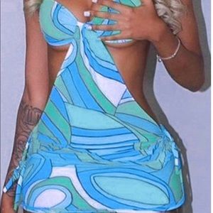 Cut out waist body con dress